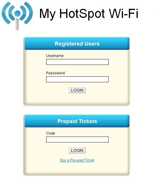 In che modo i clienti dell'albergo si connettono all'hotspot Wi-Fi