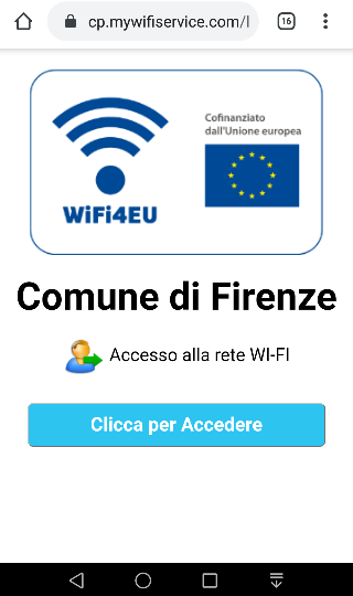 WiFi4EU compliant Captive Portal